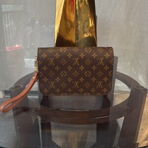 Louis Vuitton Clutch Bag Monogram Orsay M51790 Brown Men's